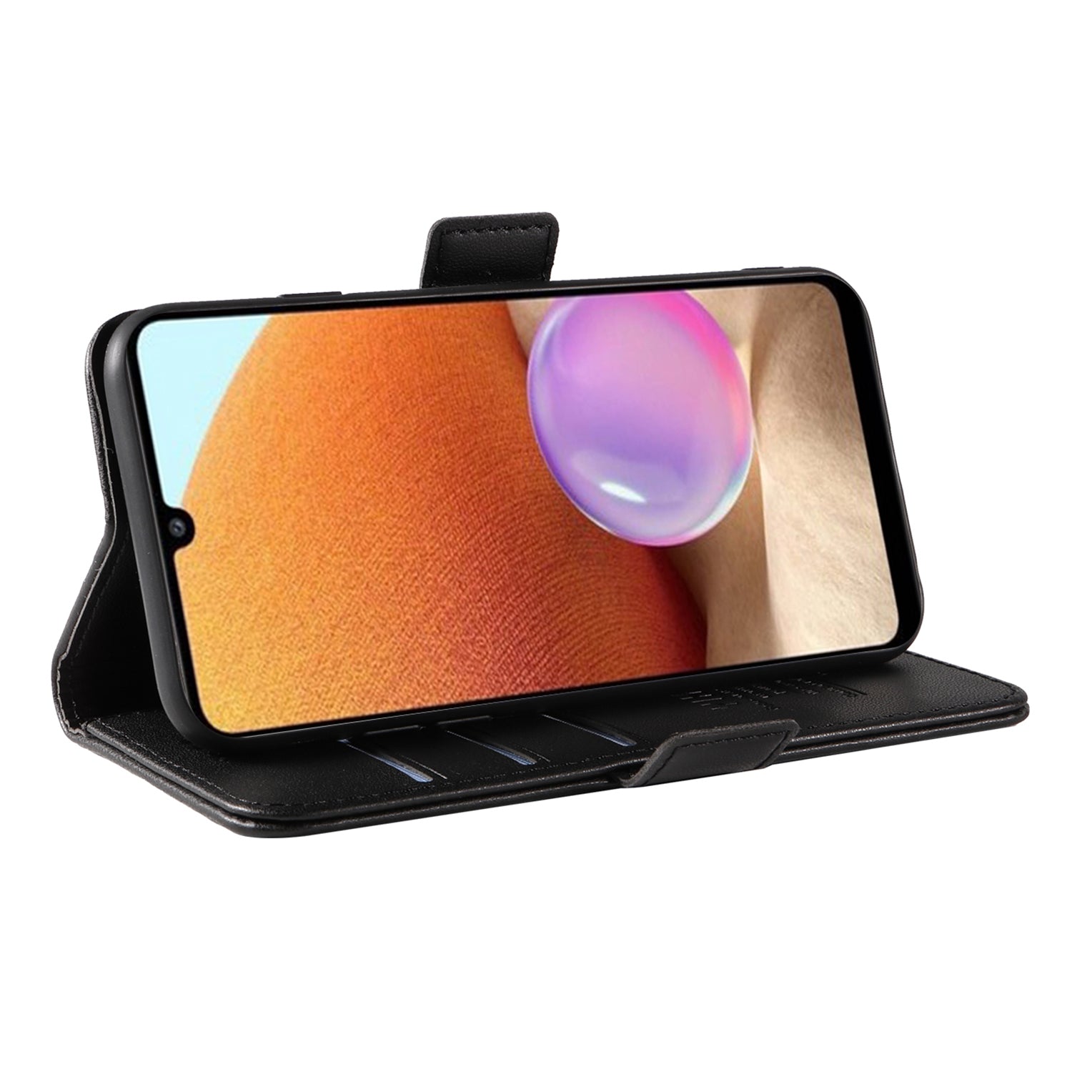 YIKATU YK-003 Leather Phone Shell for Samsung Galaxy A32 4G (EU Version) Wallet Case Stand Magnetic Cover