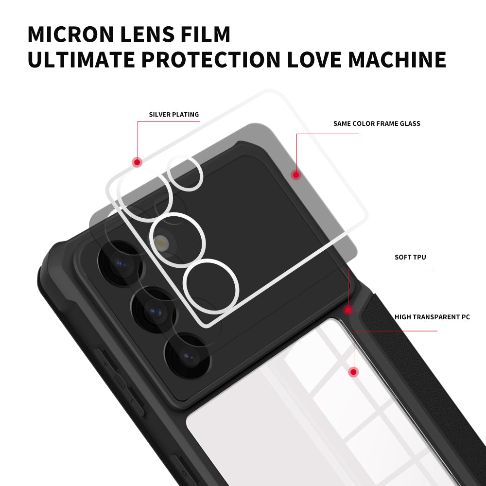 For Samsung Galaxy S23 Card Holder Phone Case PU Leather TPU PC Phone Stand Cover