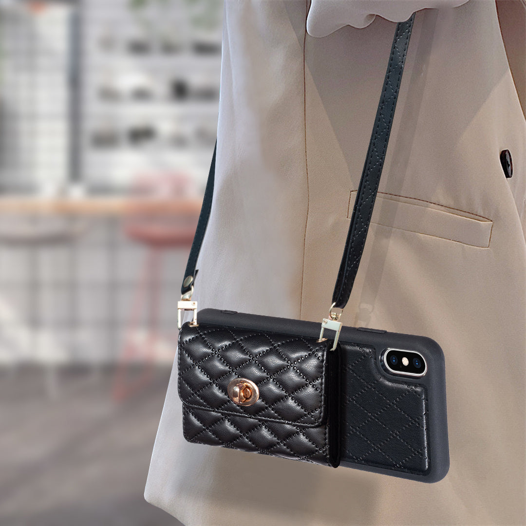 BF21 Kickstand PU Leather TPU Shell for iPhone XR 6.1 inch Shockproof Phone Card Holder Case