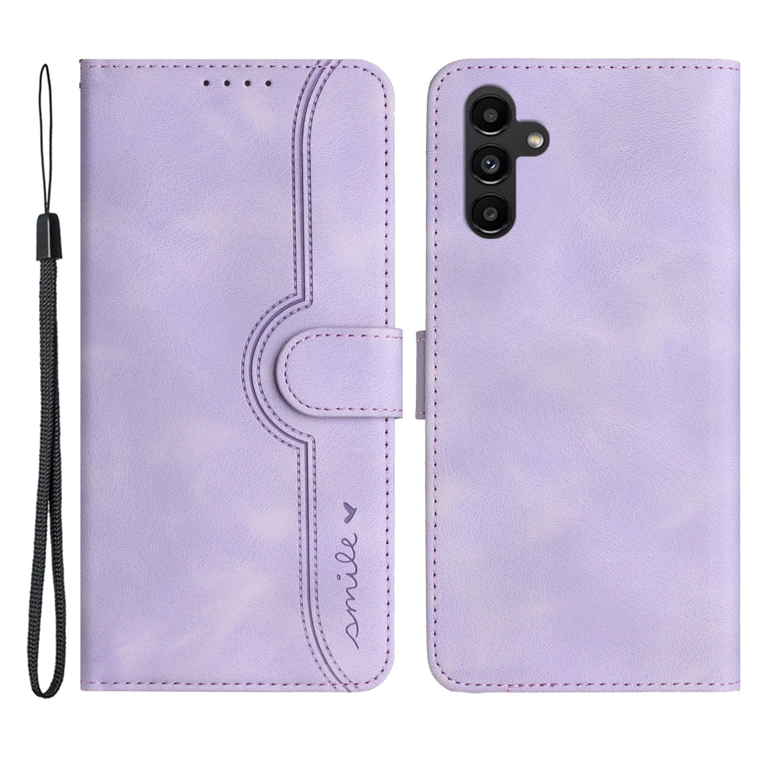 YX003 pro Samsung Galaxy A14 4G / 5G TPU PU kožený kryt s potiskem vzoru Peněženka Pouzdro na telefon