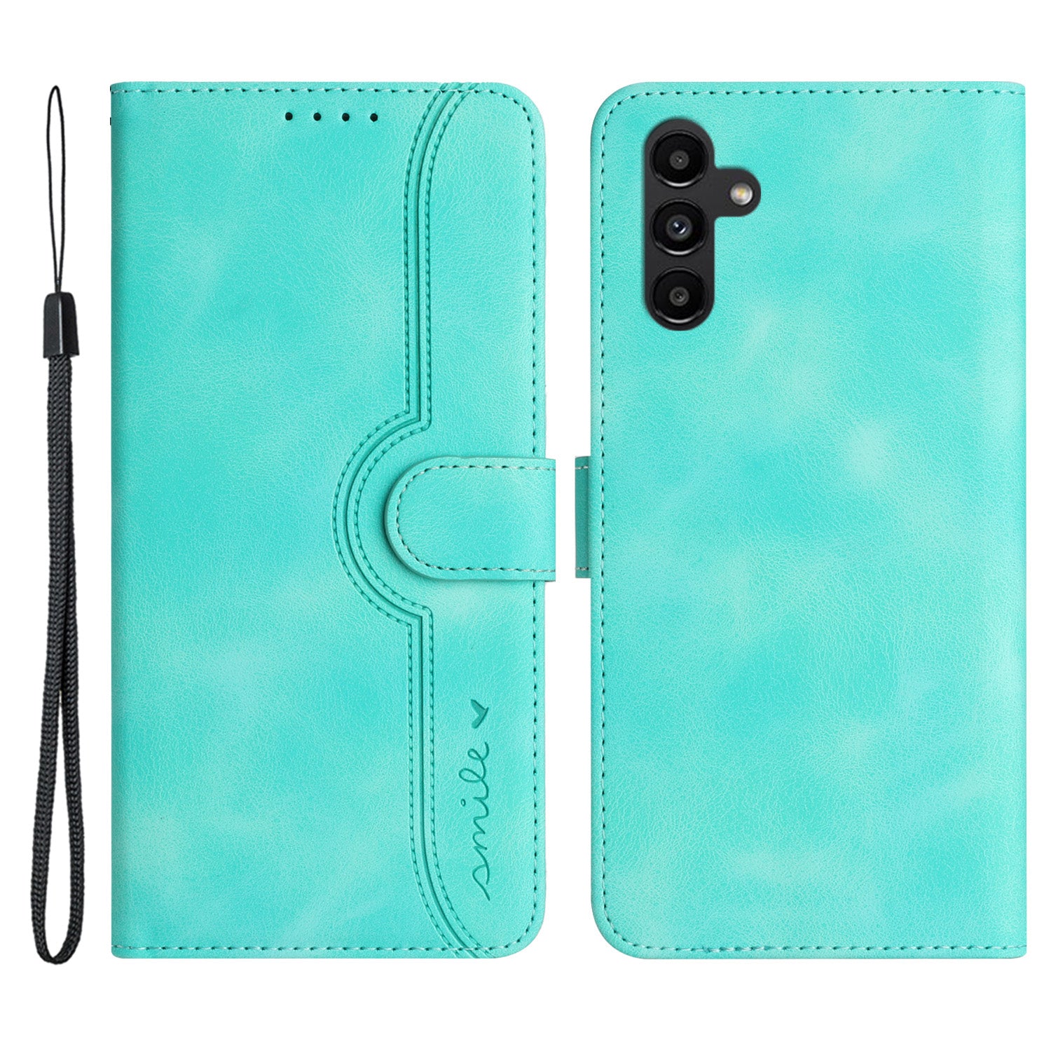 YX003 pro Samsung Galaxy A14 4G / 5G TPU PU kožený kryt s potiskem vzoru Peněženka Pouzdro na telefon