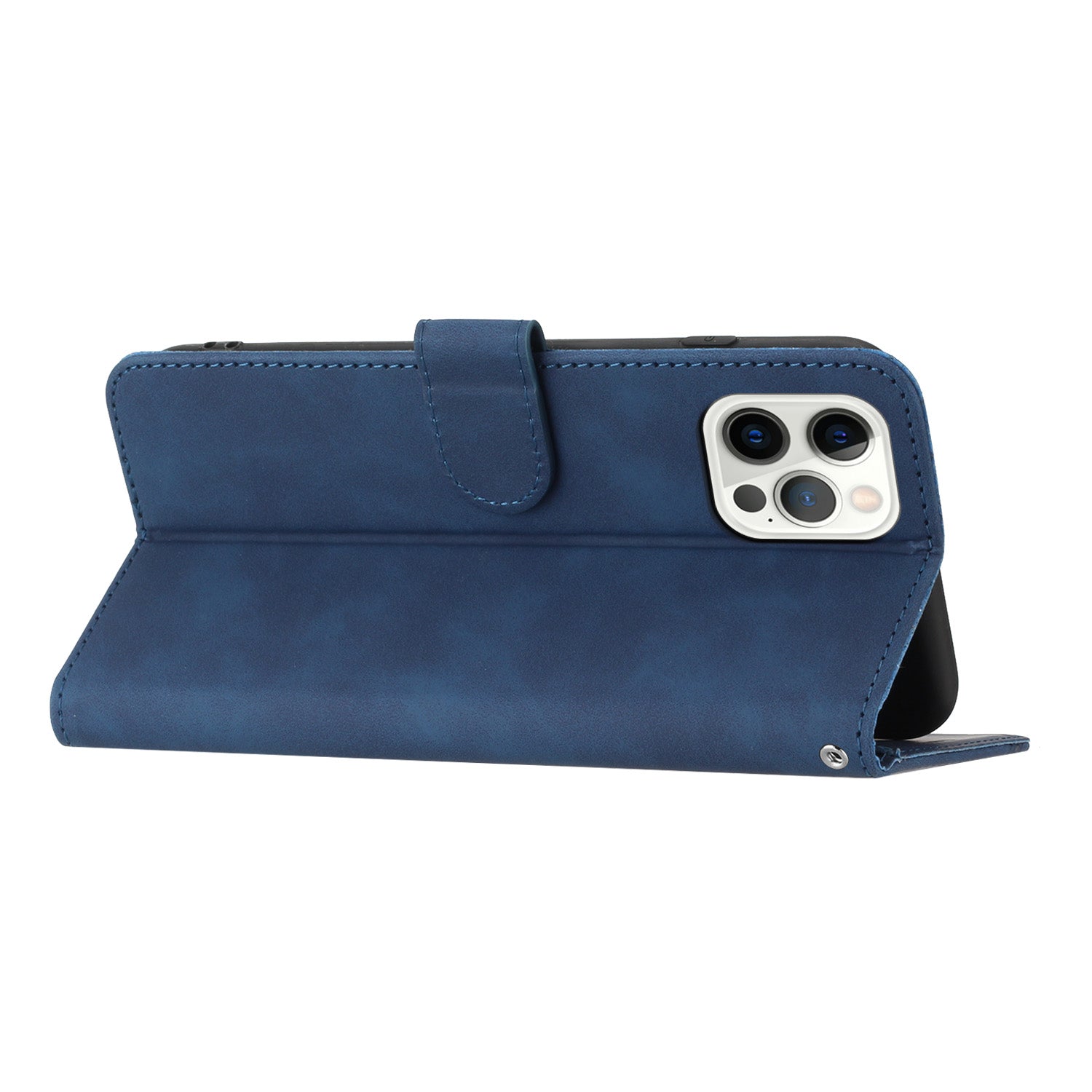 YX003 For iPhone 14 Pro Imprinted Smile Pattern PU Leather Cover Wallet Stand Cell Phone Case