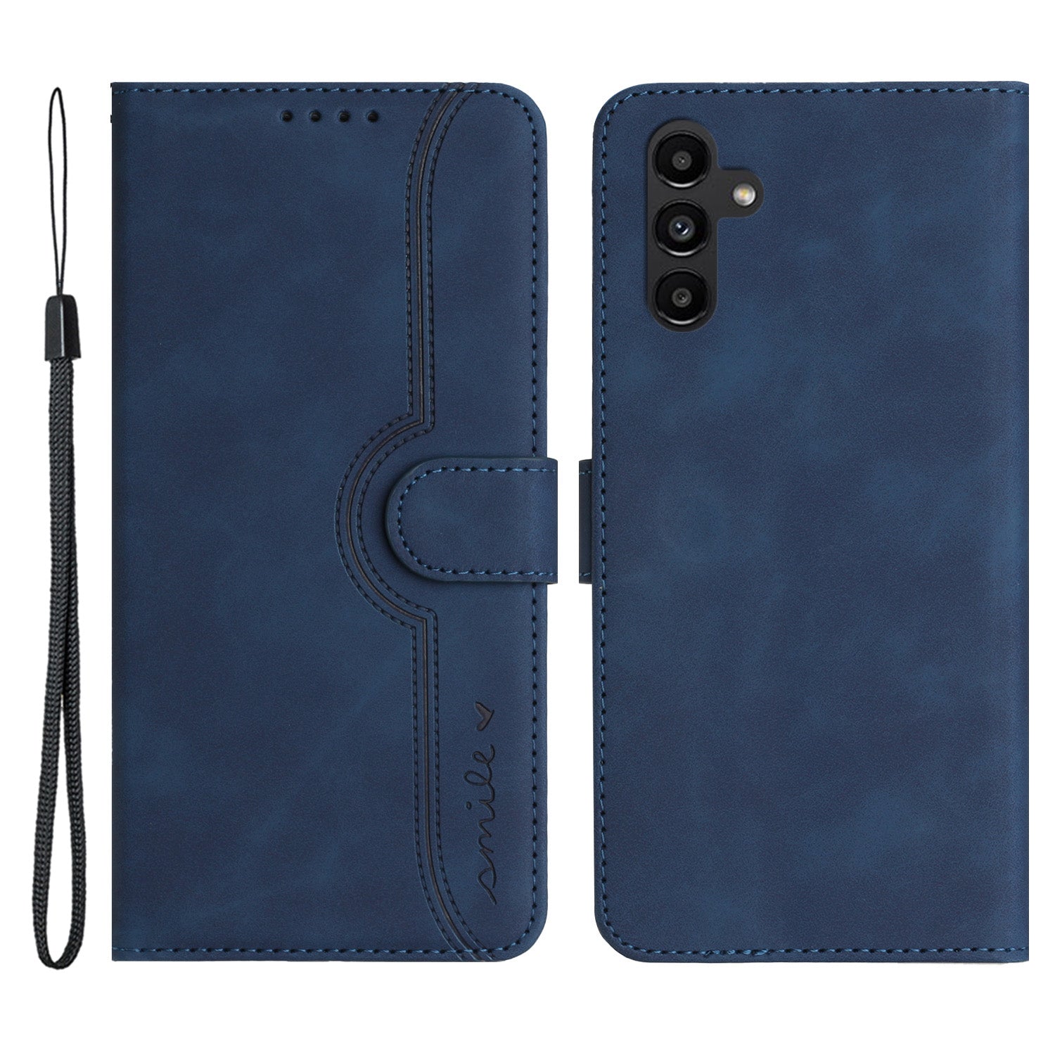 YX003 til Samsung Galaxy A13 5G / A04s 4G anti-fingeraftryk telefonetui Læder pungholder med påtrykt mønster cover