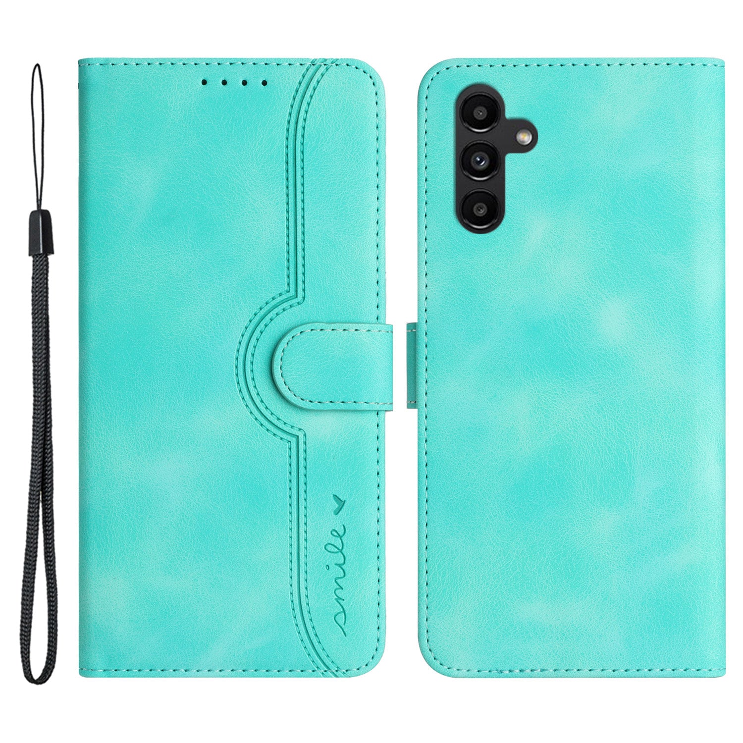 YX003 til Samsung Galaxy A13 5G / A04s 4G anti-fingeraftryk telefonetui Læder pungholder med påtrykt mønster cover