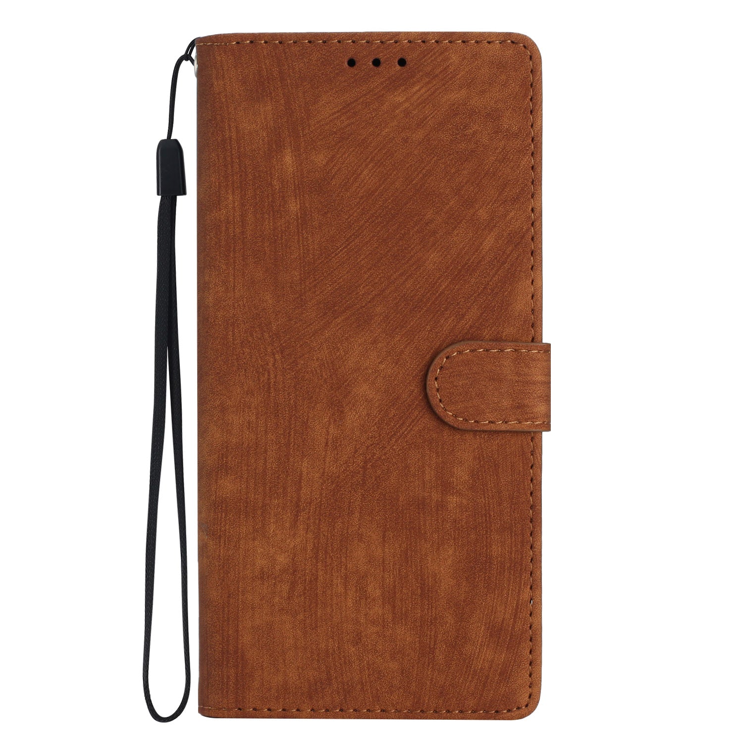 For iPhone 7/8/SE (2020)/SE (2022) PU Leather Solid Color Cover Skin-touch Stand Wallet Phone Case