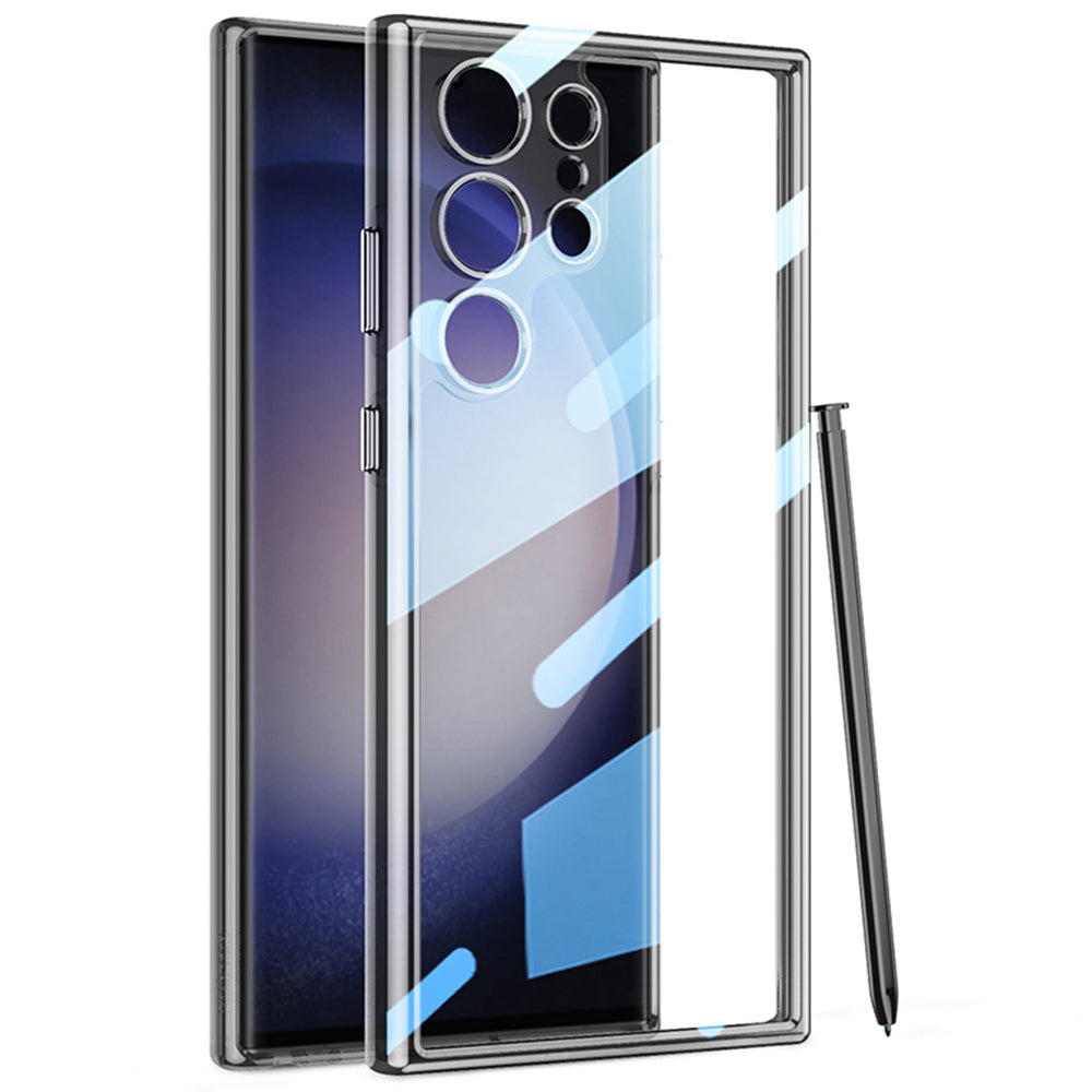 GKK For Samsung Galaxy S23 Ultra Soft TPU Case Transparent Protective Phone Cover