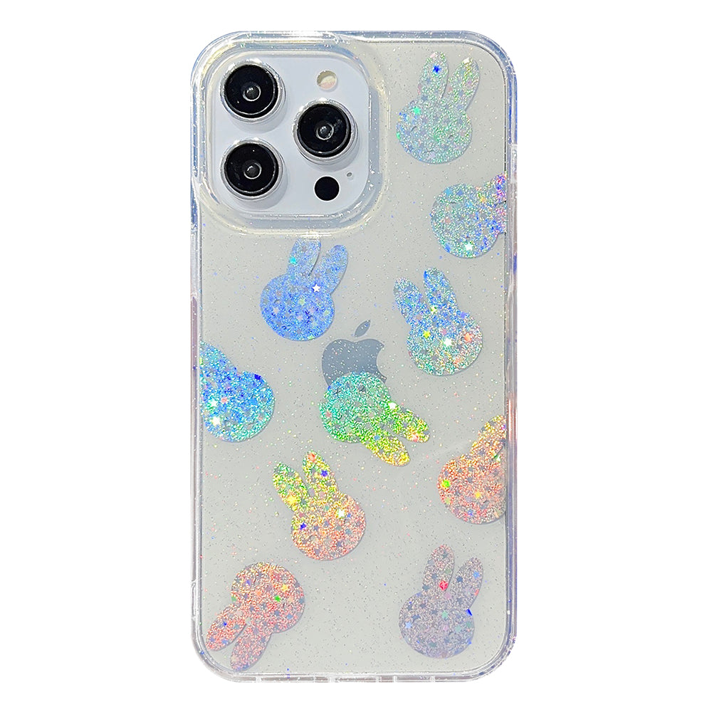 For iPhone 14 Pro IMD Phone Case Glitter Powder Protective Phone Cover