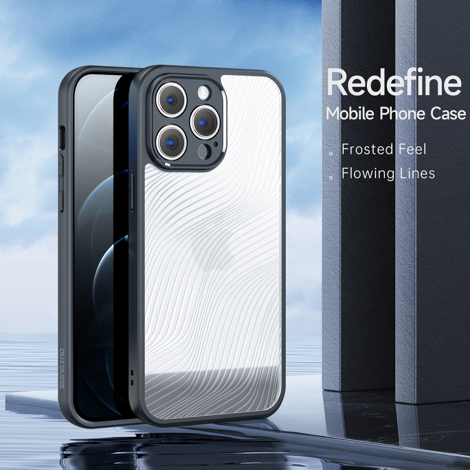 DUX DUCIS Aimo Series for iPhone 12 Pro Max Matte Case TPU PC Protective Phone Cover (REACH Certification)