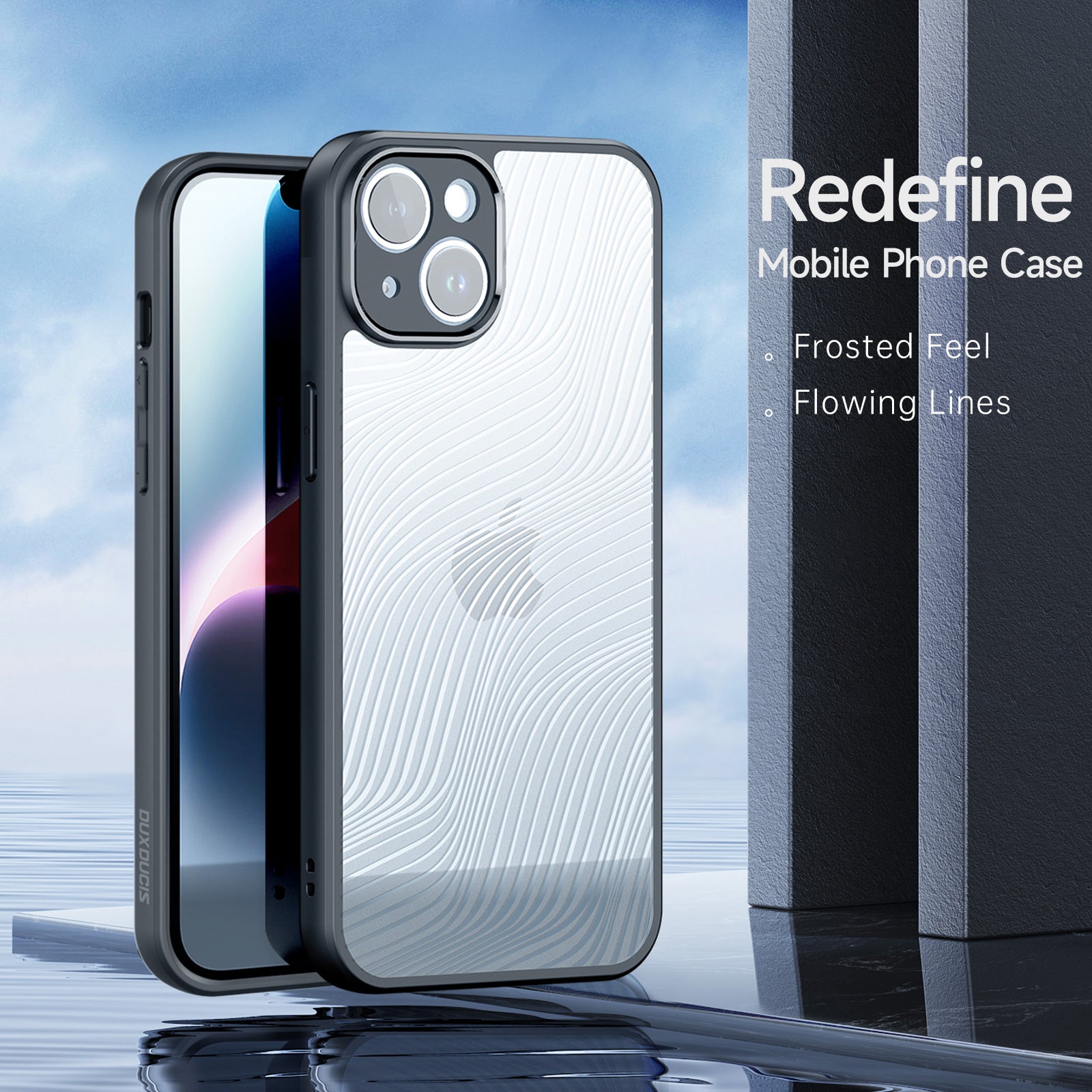 DUX DUCIS Aimo Series for iPhone 14 Matte Phone Case Shockproof TPU PC Protective Cover (REACH Certification)