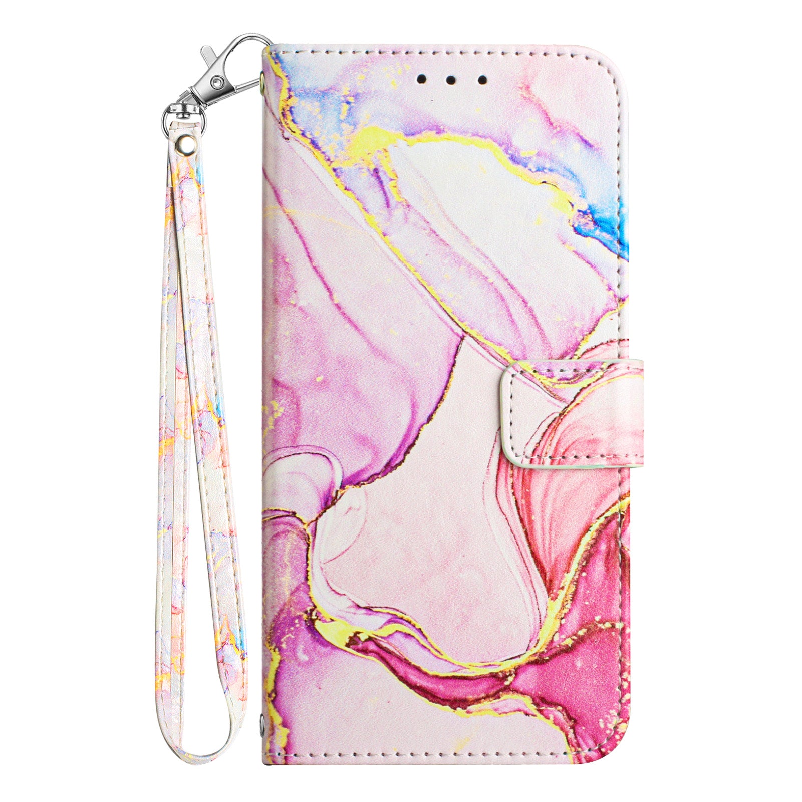 YB Pattern Printing Leather Series-5 For Samsung Galaxy M14 5G Marble Pattern Stand Wallet Phone Case