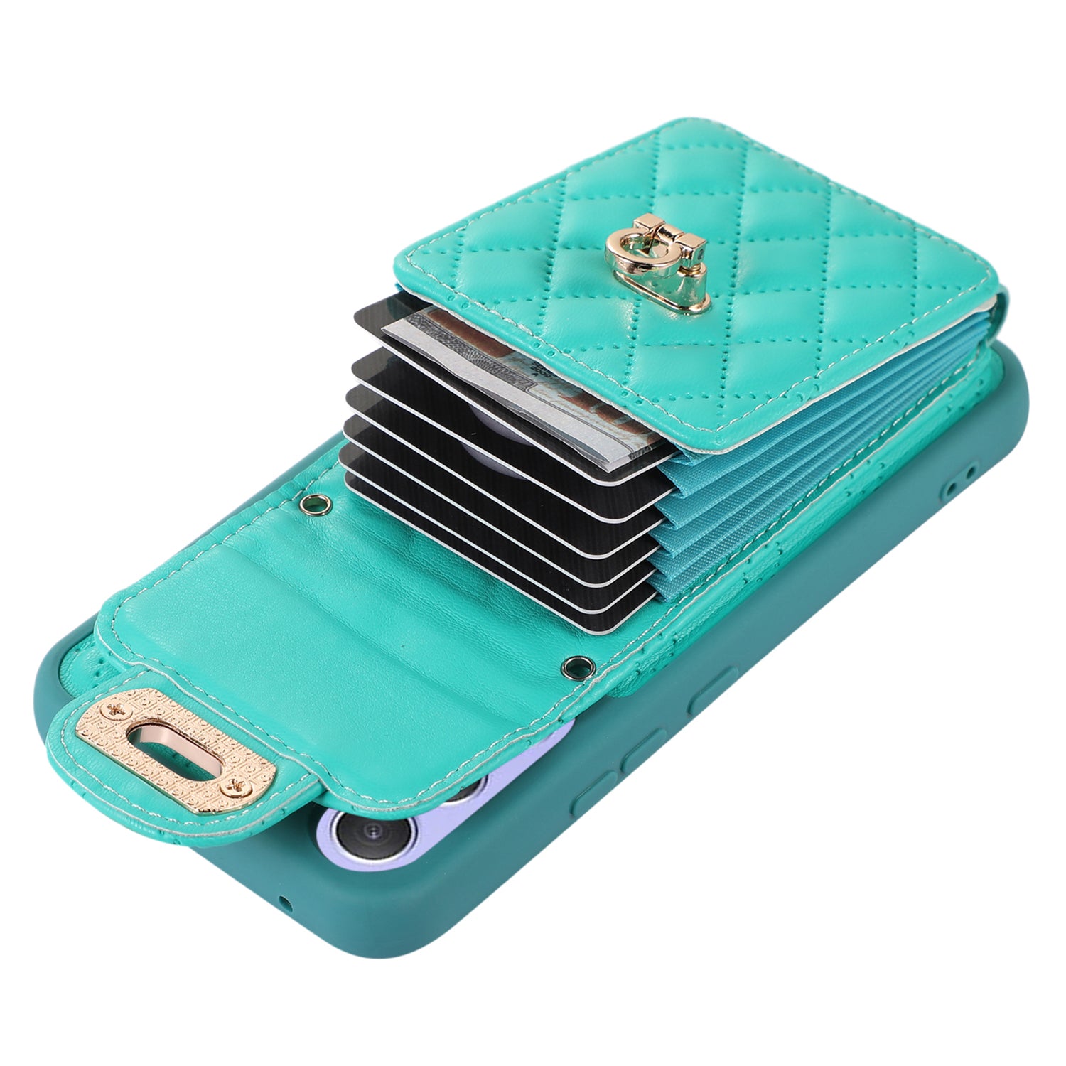 For Samsung Galaxy A14 4G / 5G Card Holder Crossbody Case PU Leather TPU Kickstand Phone Cover