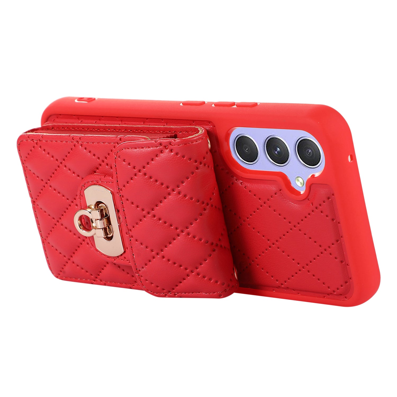 For Samsung Galaxy A14 4G / 5G Card Holder Crossbody Case PU Leather TPU Kickstand Phone Cover