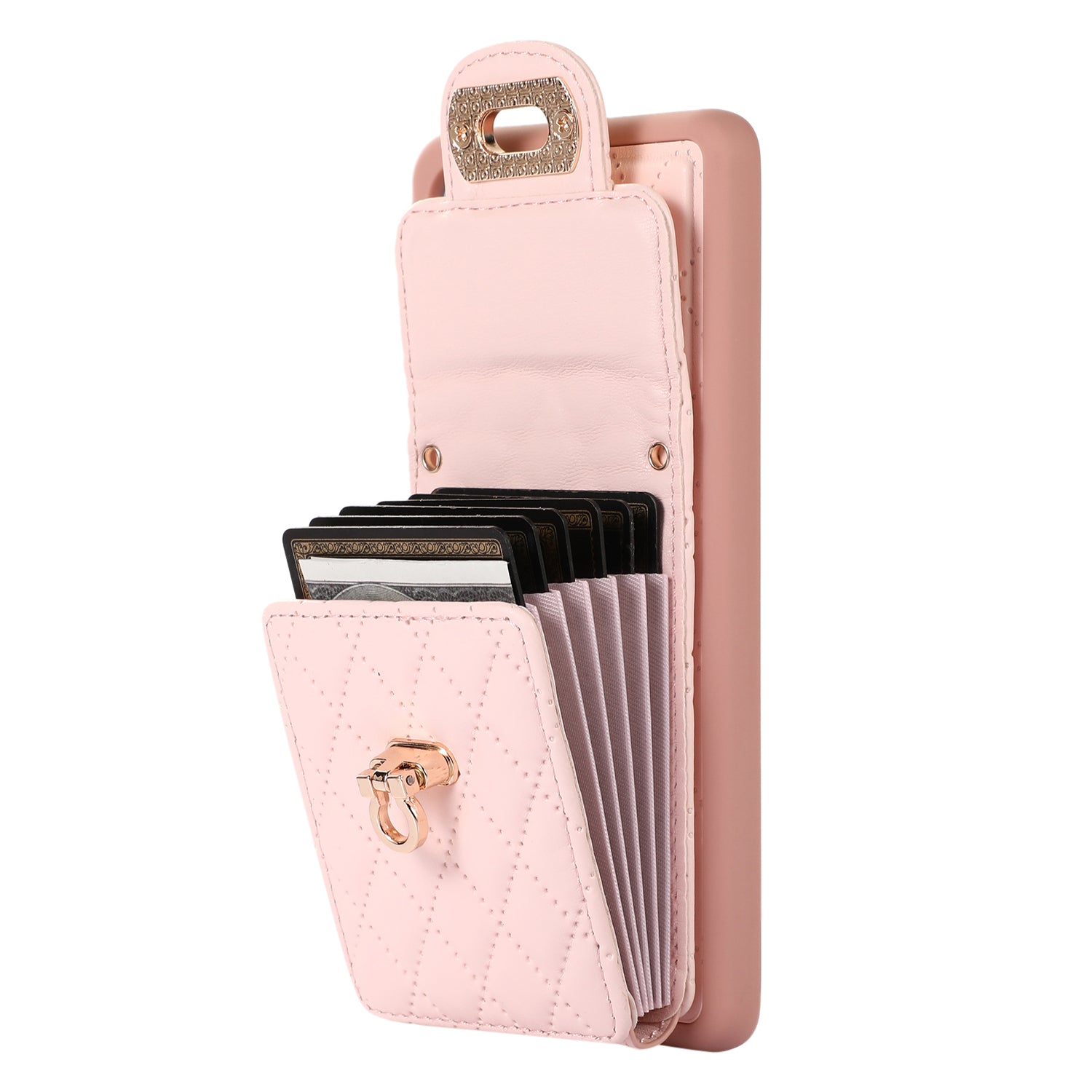 For Samsung Galaxy A53 5G Kickstand Cell Phone Case PU Leather Coated TPU Card Slot Cover