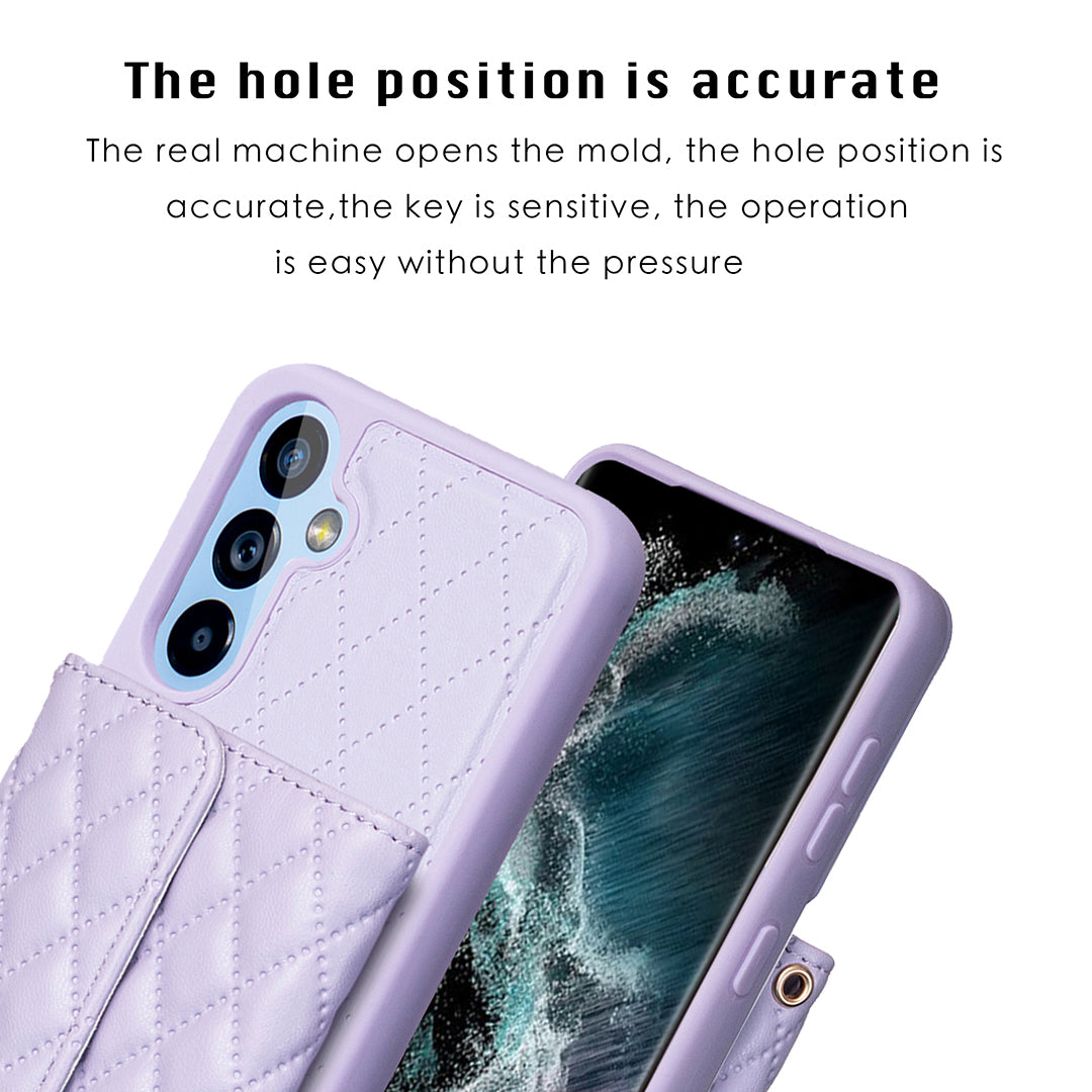 BF23-Style For Samsung Galaxy A54 5G Anti-Dust Phone Cover Kickstand PU Leather TPU Case with Horizontal Card Holder