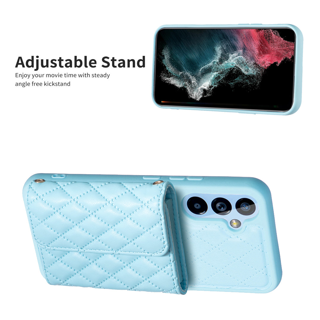 BF23-Style For Samsung Galaxy A54 5G Anti-Dust Phone Cover Kickstand PU Leather TPU Case with Horizontal Card Holder