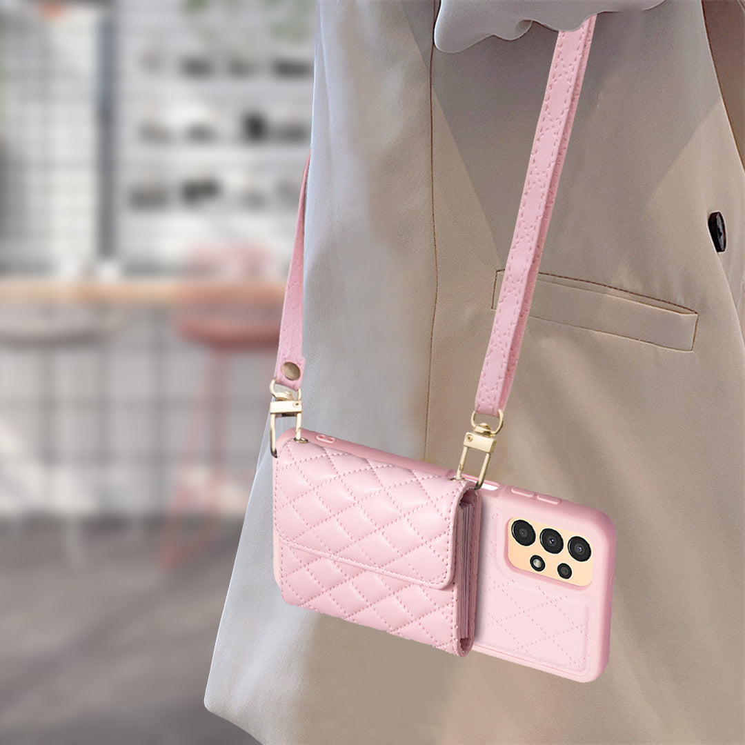 BF23-Style For Samsung Galaxy A13 5G / 4G PU Leather TPU Phone Case Kickstand Cover with Horizontal Card Holder