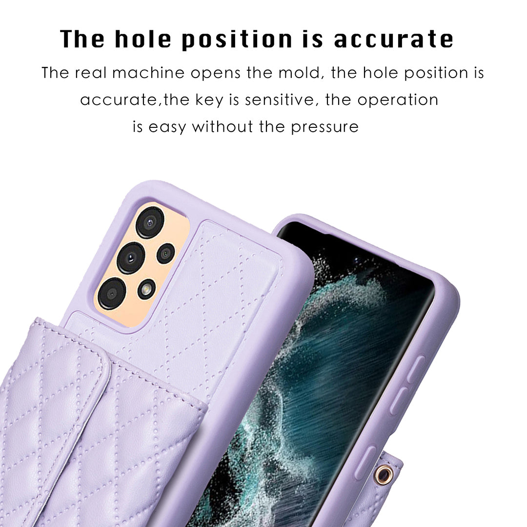 BF23-Style For Samsung Galaxy A13 5G / 4G PU Leather TPU Phone Case Kickstand Cover with Horizontal Card Holder