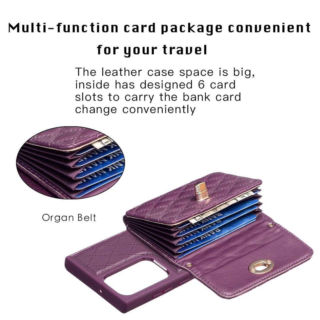 BF21-Style Phone Case for Samsung Galaxy S22 Ultra 5G Kickstand PU Leather TPU Cover with Card Holder