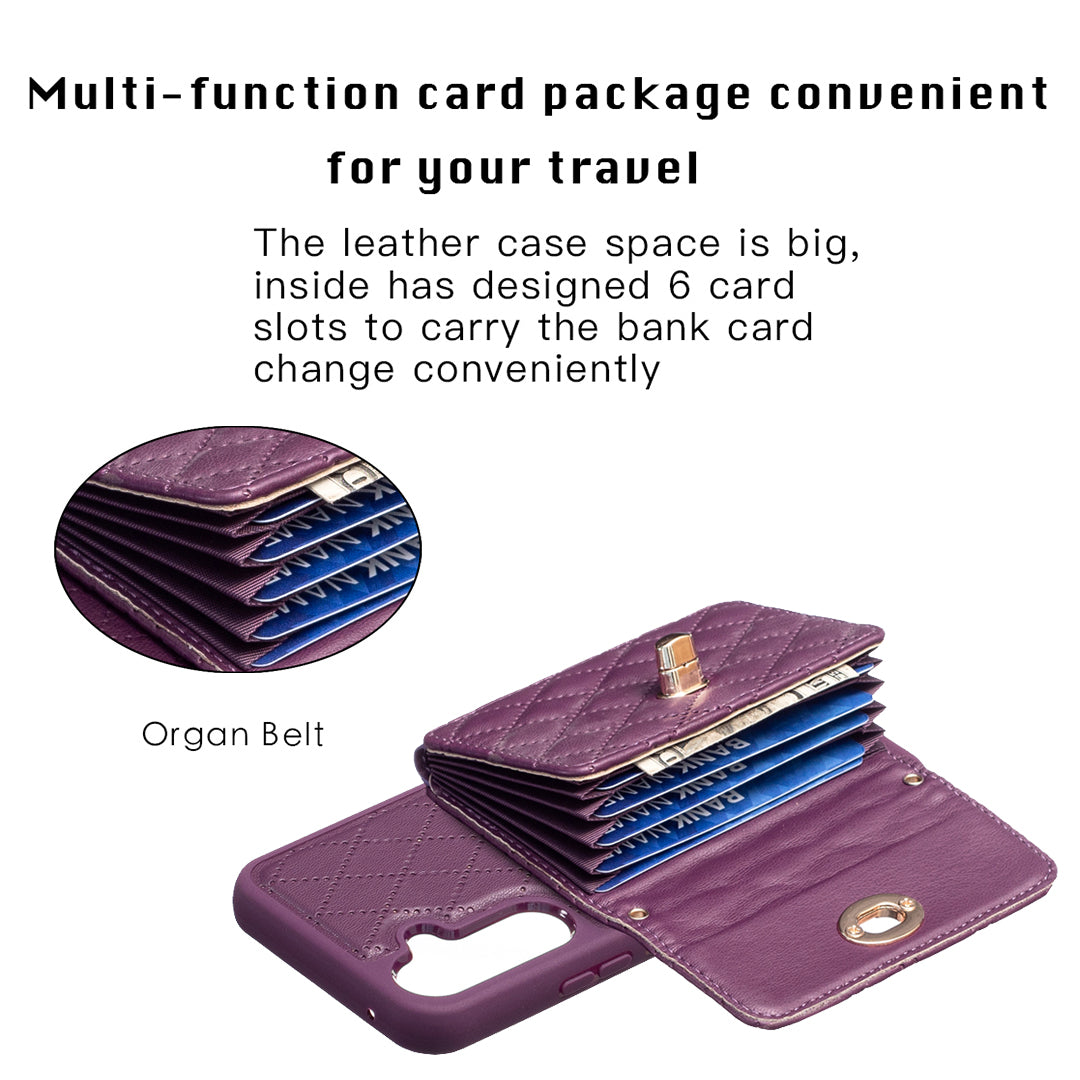 BF21-Style For Samsung Galaxy A54 5G Phone Case PU Leather TPU Cover with Kickstand and Card Holder