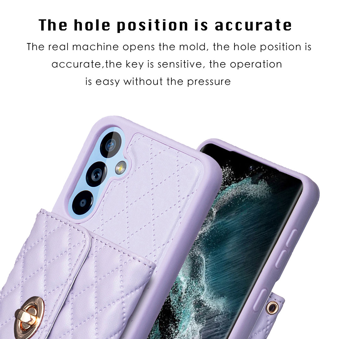 BF21-Style For Samsung Galaxy A54 5G Phone Case PU Leather TPU Cover with Kickstand and Card Holder