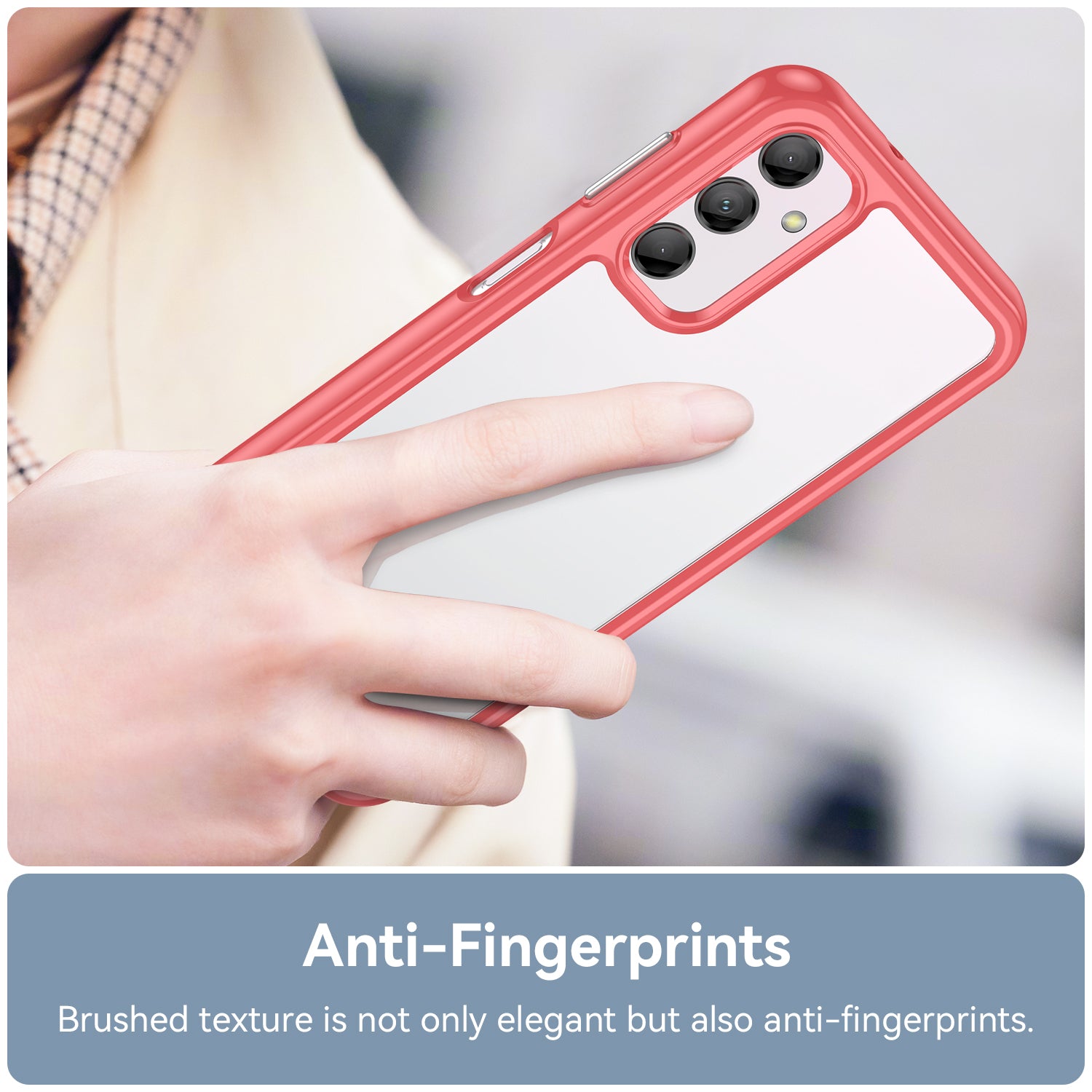 For Samsung Galaxy M14 5G Anti-Drop Phone Cover TPU Acrylic Dustproof Phone Case Shell