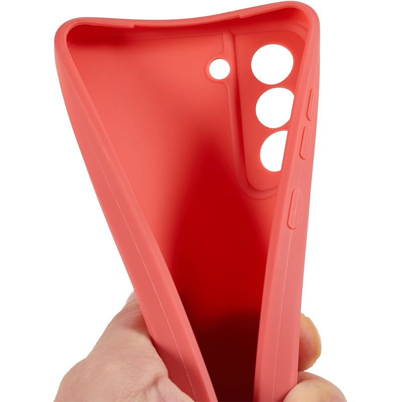 TPU Shockproof Phone Case for Samsung Galaxy S21 4G / 5G Straight Edge Precise Cutout Anti-Scratch Cover