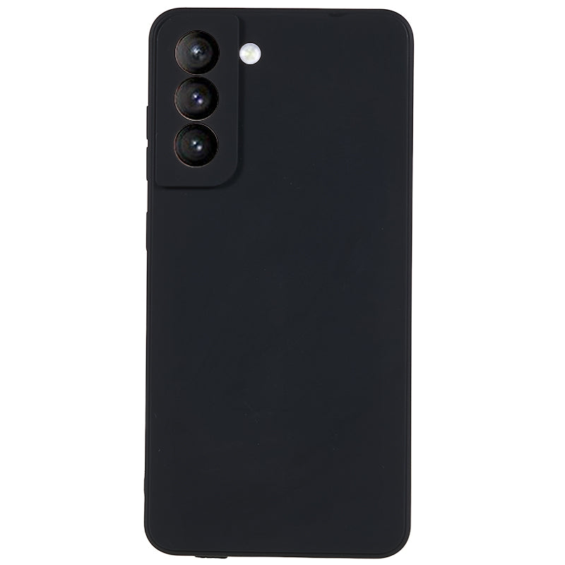 For Samsung Galaxy S21 5G Straight Edge Protective Cover Precise Cutout Soft Flexible TPU Phone Case