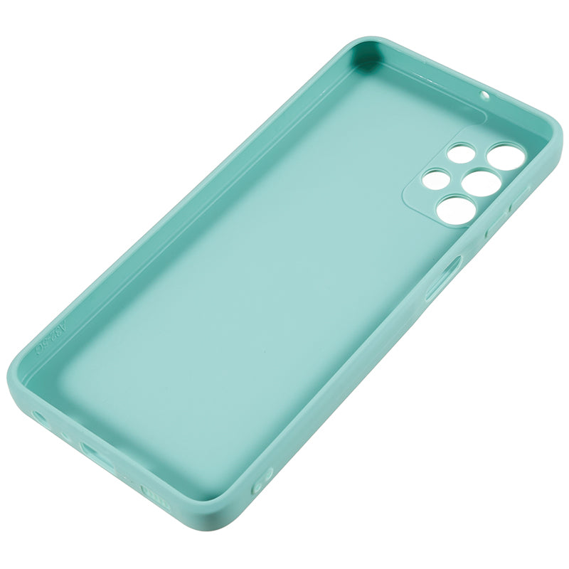 For Samsung Galaxy A32 4G (EU Version) Straight Edge TPU Case Drop-proof Phone Cover