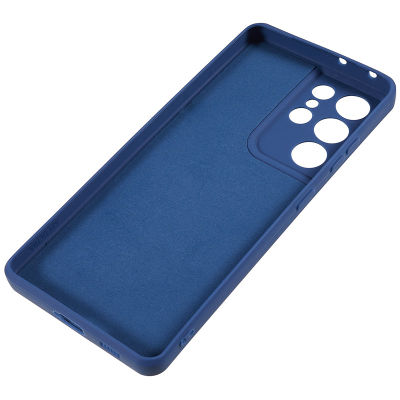 For Samsung Galaxy S21 Ultra 5G TPU Phone Case Straight Edge Anti-scratch Phone Cover