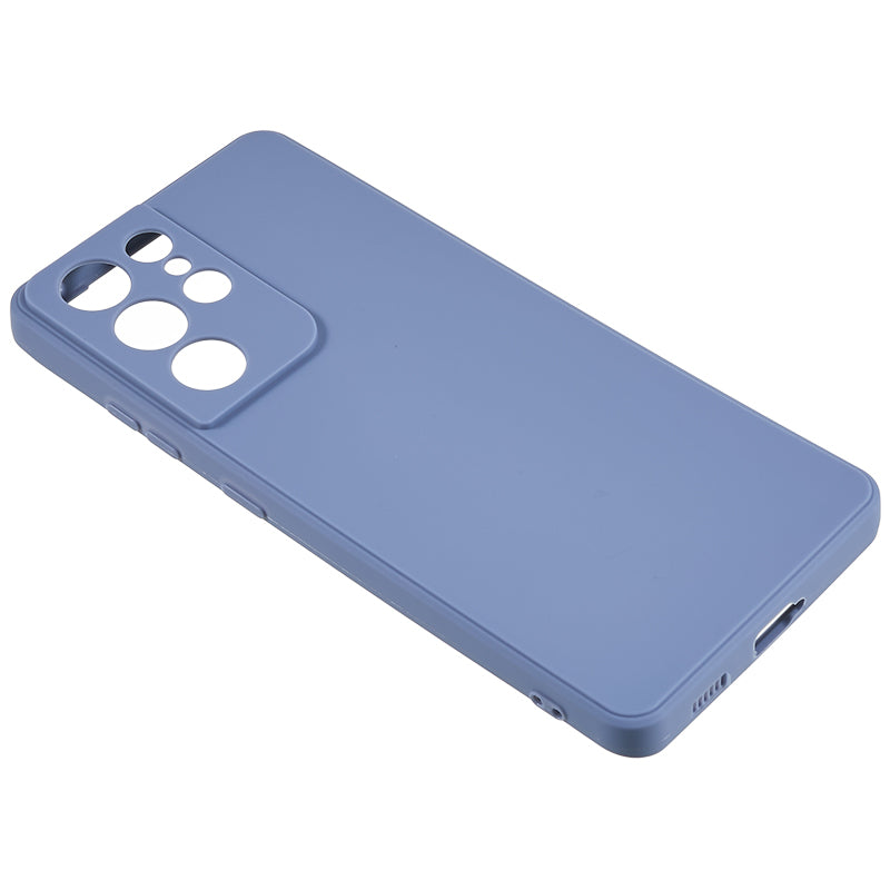 For Samsung Galaxy S21 Ultra 5G TPU Phone Case Straight Edge Anti-scratch Phone Cover