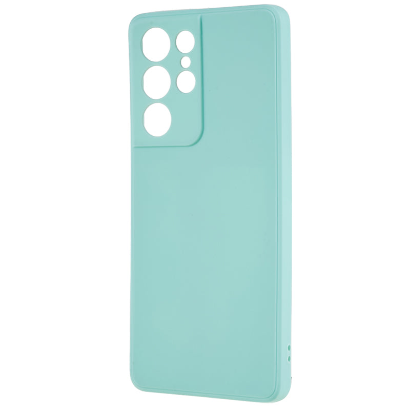 For Samsung Galaxy S21 Ultra 5G TPU Phone Case Straight Edge Anti-scratch Phone Cover