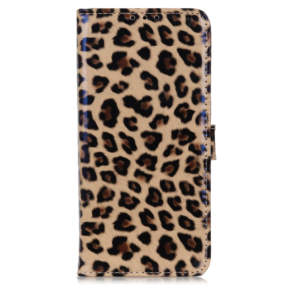 For Samsung Galaxy F14 5G Leopard Pattern Leather Phone Case Stand Wallet Magnetic Clasp Shockproof Cover