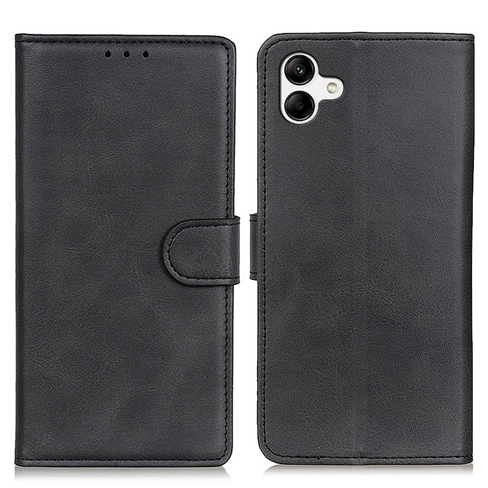 Pouzdro na telefon pro Samsung Galaxy F14 5G PU kožená hovězí kůže Texture Wallet Stand Flip Shell Cover