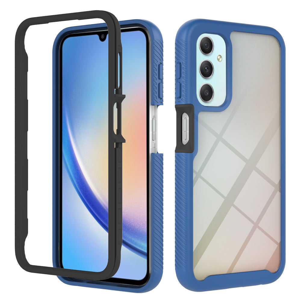 YB PC Series-3 for Samsung Galaxy A24 4G Defender Phone Case PC TPU 2 Layer Shockproof Cover