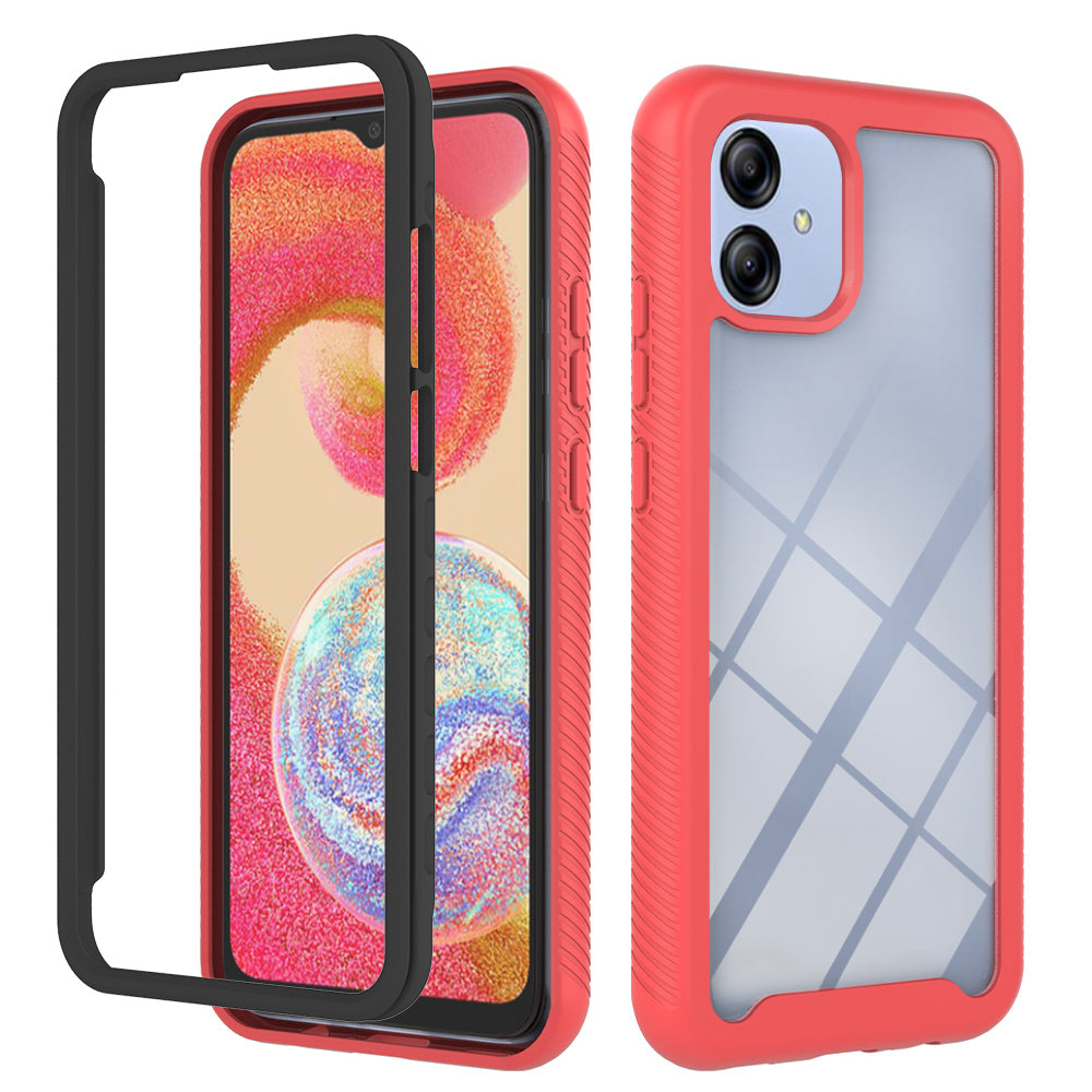 YB PC Series-3 Phone Case for Samsung Galaxy A04e 4G / A03 (164.2 x 75.9 x 9.1mm) PC TPU Anti-Slip Back Cover