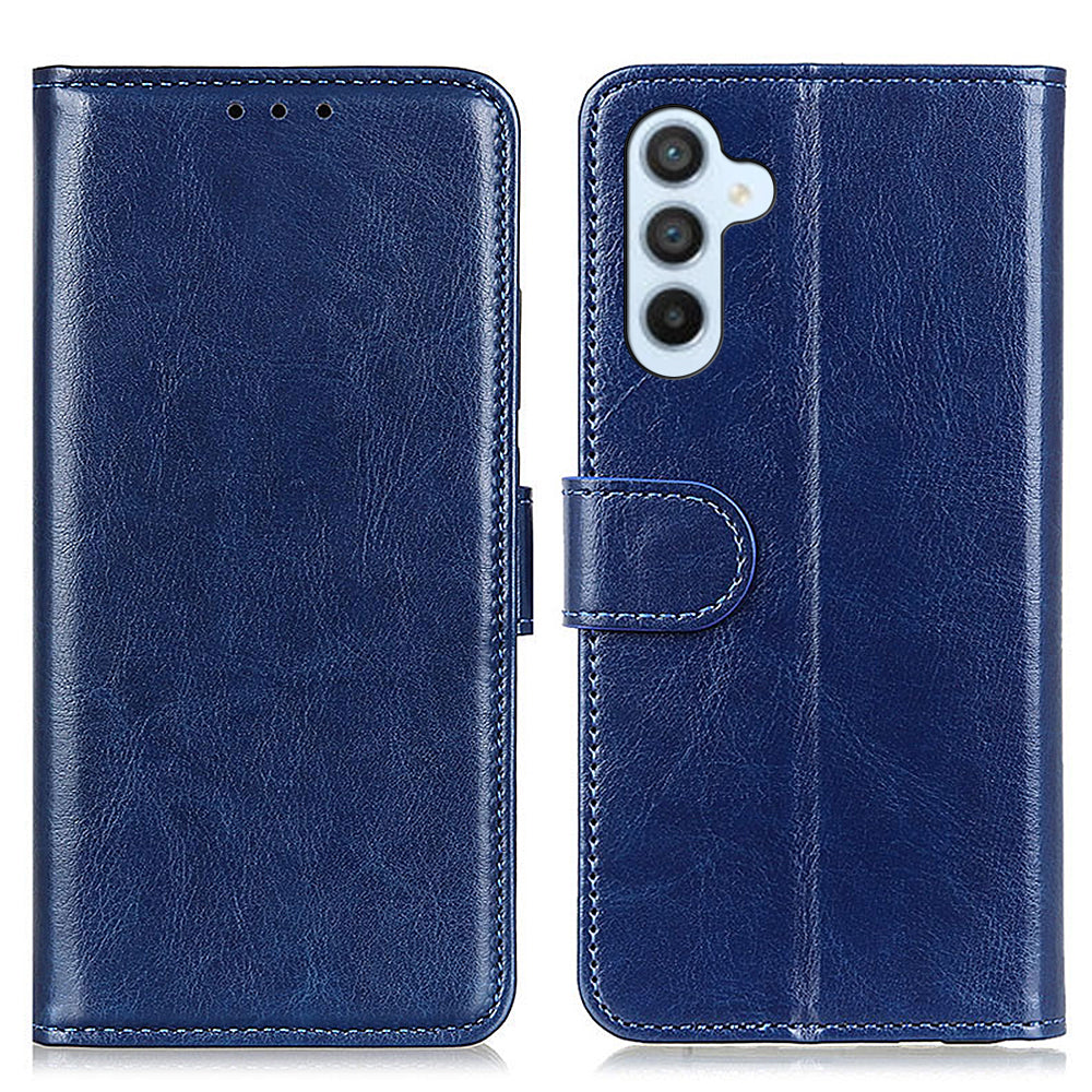 For Samsung Galaxy M54 5G / F54 5G Flip Wallet Case Crazy Horse Texture PU Leather Stand Phone Cover