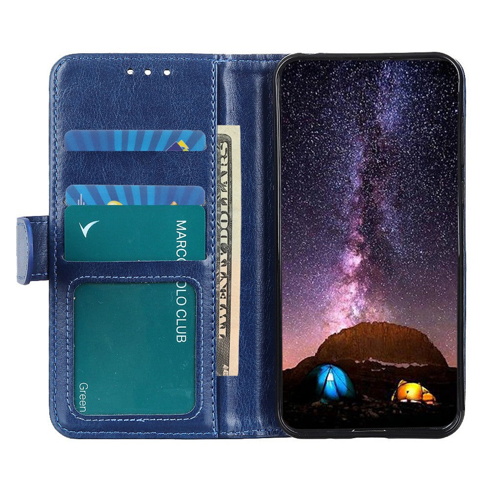For Samsung Galaxy M54 5G / F54 5G Flip Wallet Case Crazy Horse Texture PU Leather Stand Phone Cover