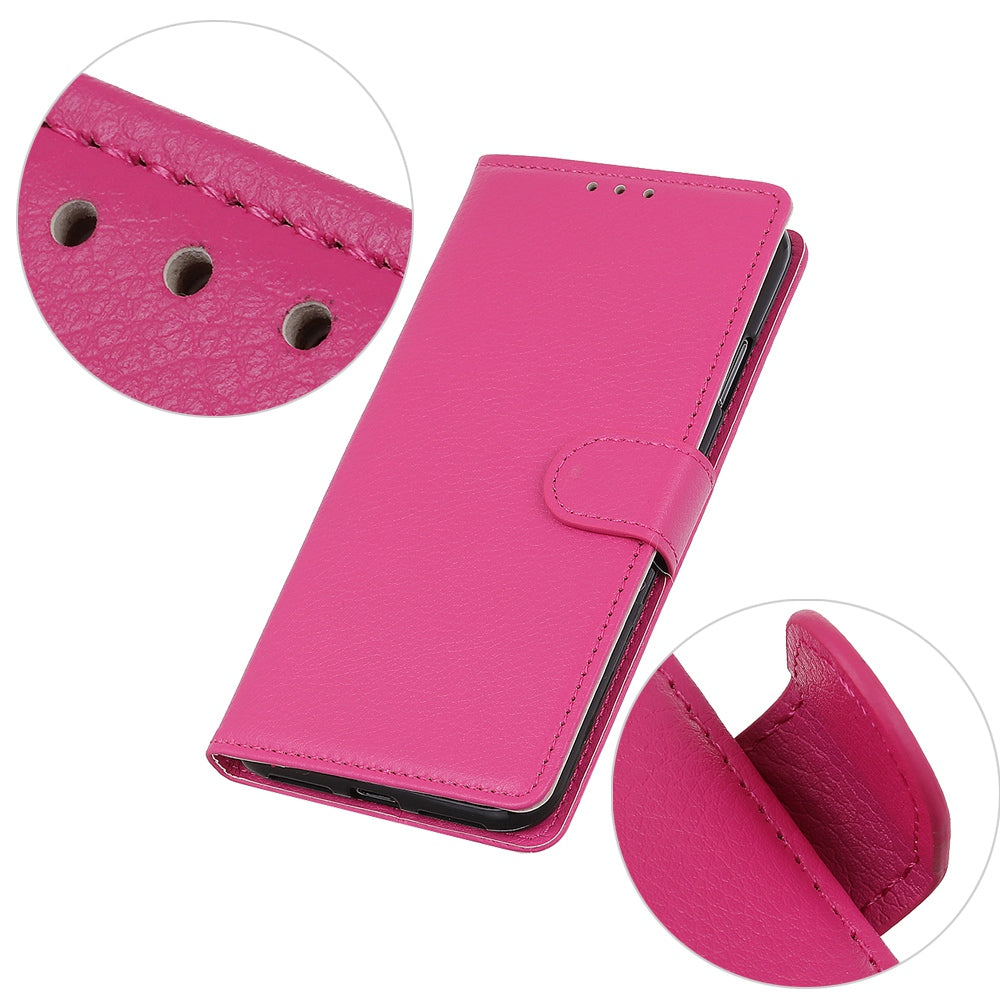 For Samsung Galaxy M54 5G / F54 5G Litchi Texture Phone Case PU Leather Stand Wallet Protective Shell