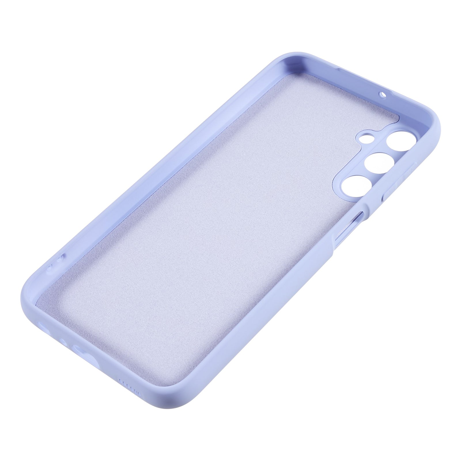 For Samsung Galaxy A24 4G Anti-Shock Fiber Lining Phone Cover Rubberized TPU Cell Phone Case
