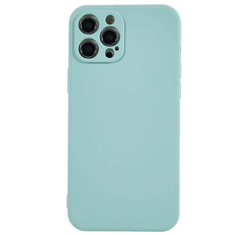 For iPhone 12 Pro Phone TPU Case Fiber Lining Rubberized Cell Phone Cover