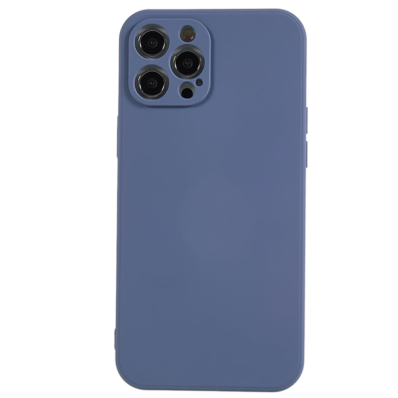 For iPhone 12 Pro Phone TPU Case Fiber Lining Rubberized Cell Phone Cover