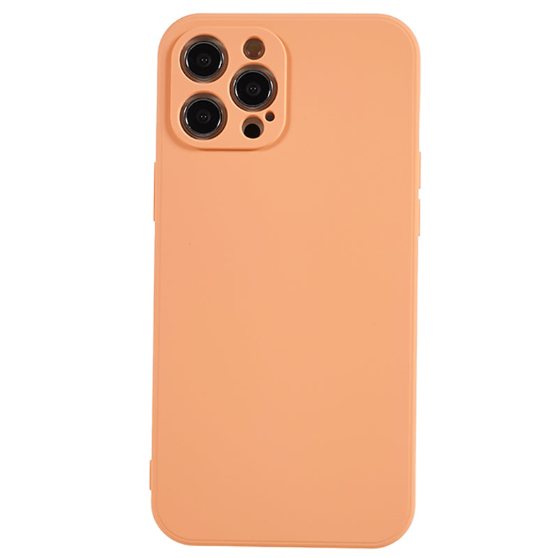 For iPhone 12 Pro Phone TPU Case Fiber Lining Rubberized Cell Phone Cover