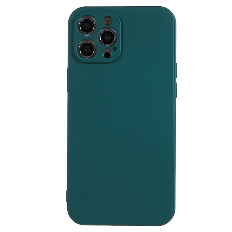 For iPhone 12 Pro Phone TPU Case Fiber Lining Rubberized Cell Phone Cover