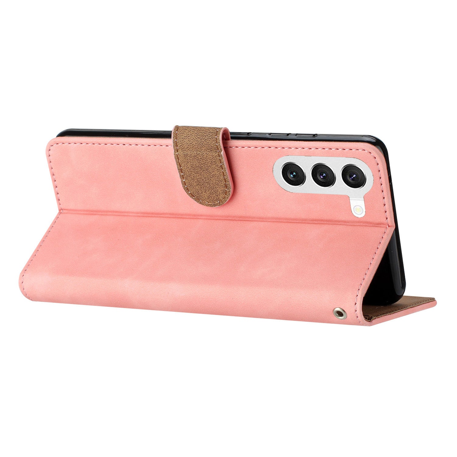 Leather Phone Case for Samsung Galaxy S23 Butterfly Imprinted Stand Shell Wallet Anti-drop Flip Cover