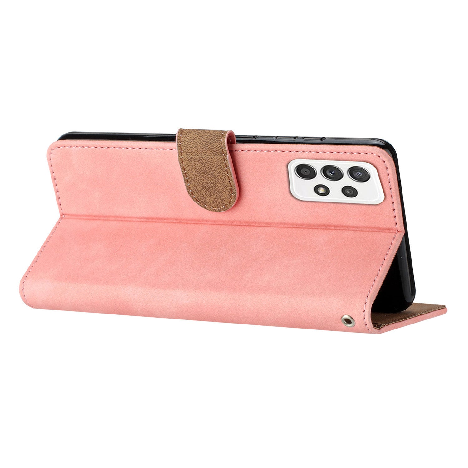 Til Samsung Galaxy A53 5G Stand Case Butterfly-præget pung Stænksikker PU-lædercover
