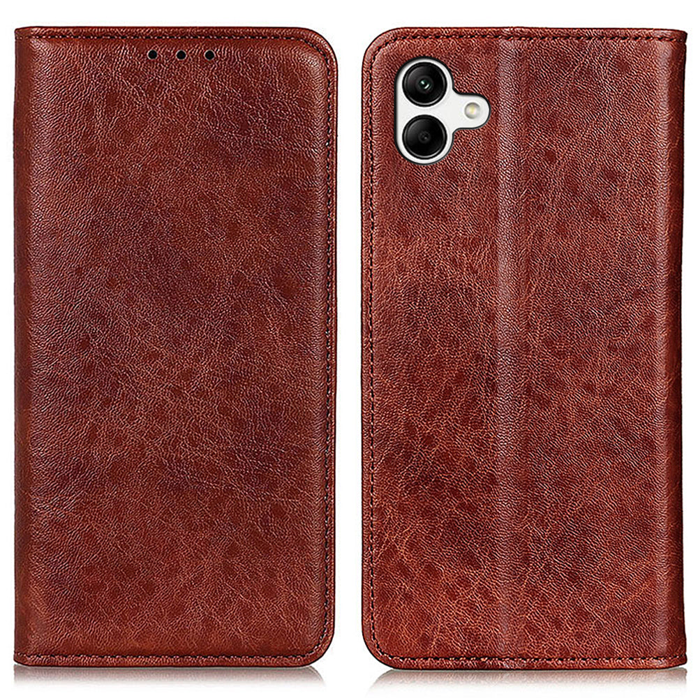 For Samsung Galaxy F14 5G Stand Wallet Leather Phone Case Crazy Horse Texture Phone Cover