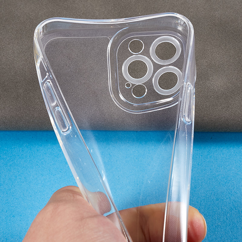 For iPhone 11 Pro Precise Cut-out Anti-drop Phone Case High Transparency Thickened TPU Cover