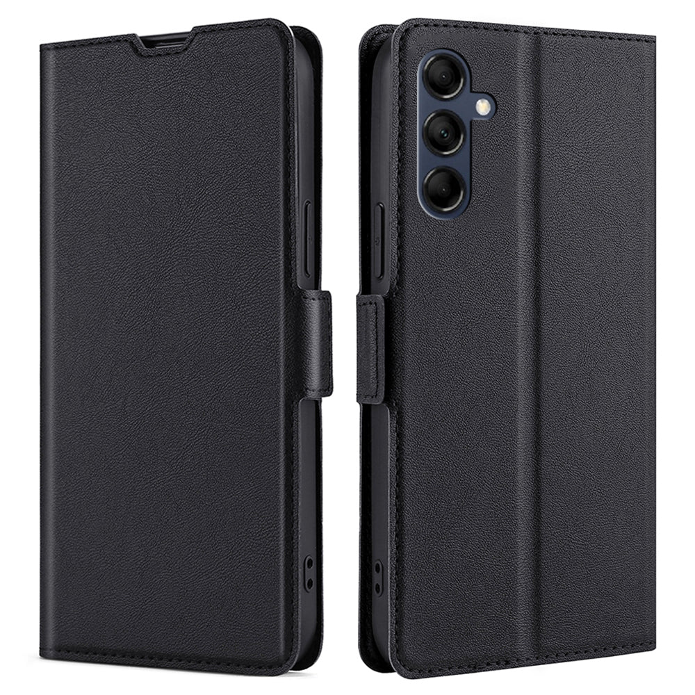 Phone Stand Cover for Samsung Galaxy M14 5G PU Leather TPU Folio Flip Case Card Holder Shell