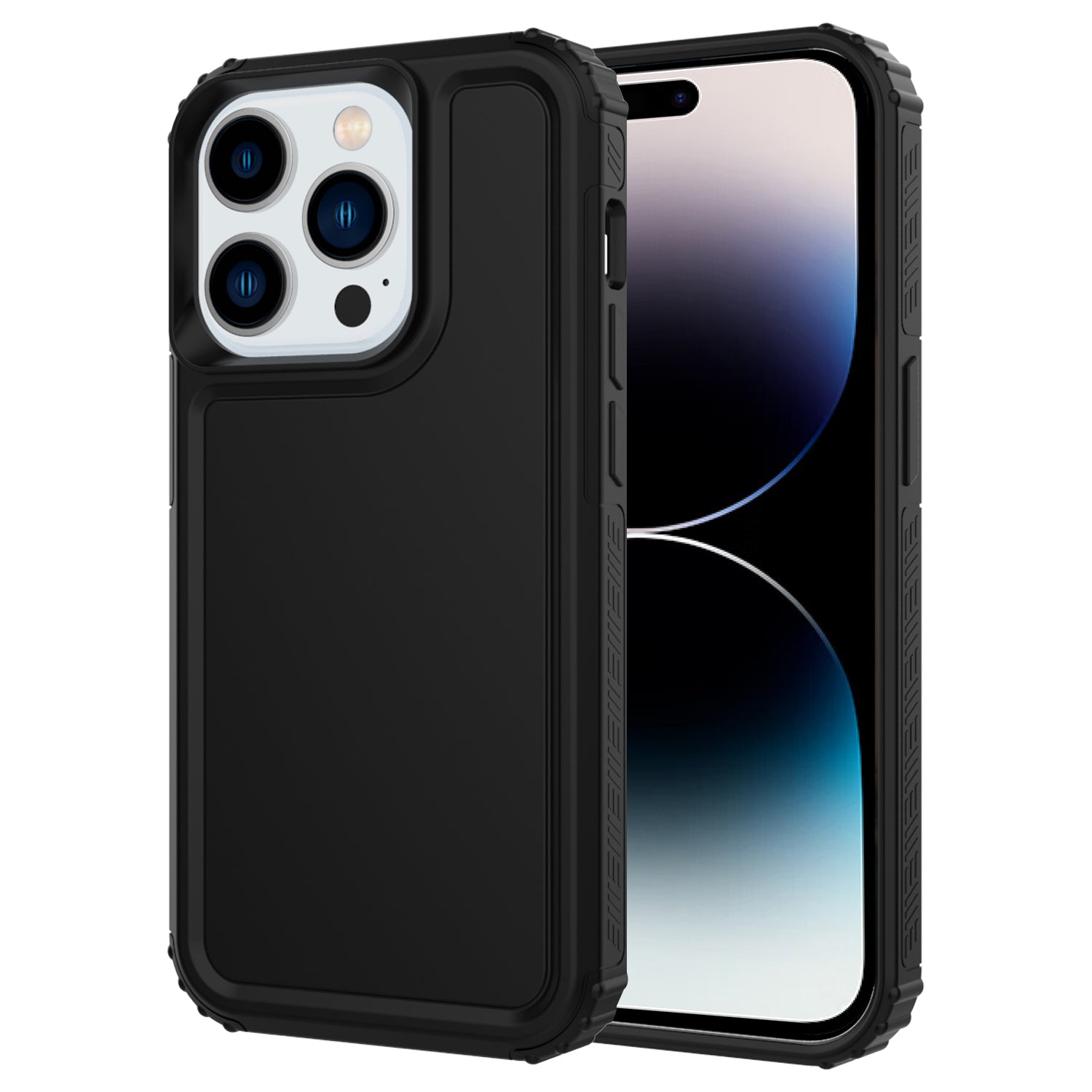 GW29 Soft Thickened TPU Case for iPhone 14 Pro Solid Back Protective Phone Cover
