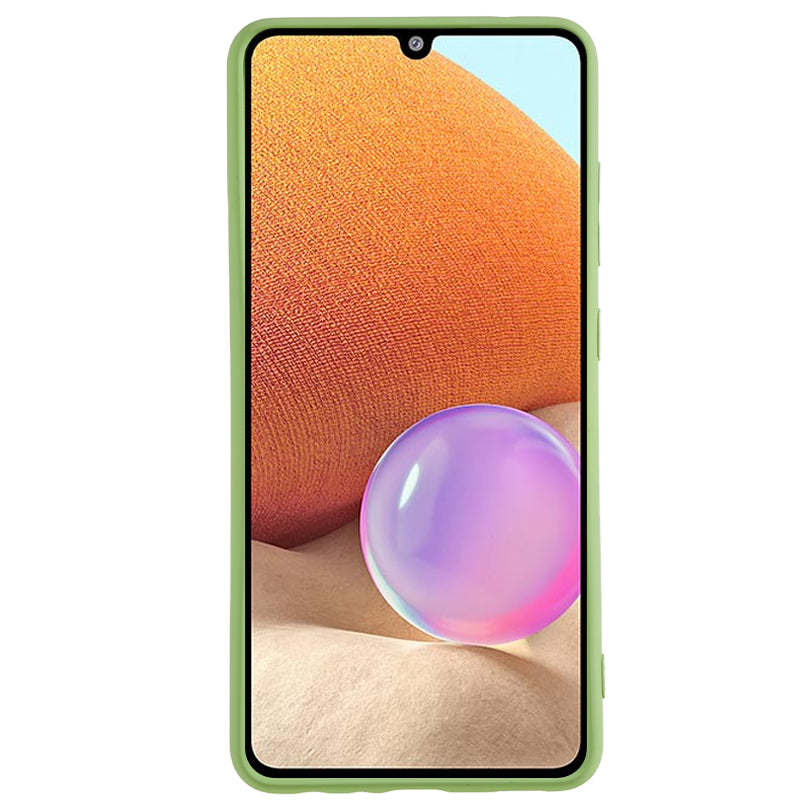 TPU Phone Case for Samsung Galaxy A32 4G (EU Version) Soft Fiber Lining Rubberized Phone Cover